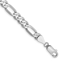 Thumbnail for 14k WG 5.5mm Flat Figaro Chain
