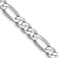 Thumbnail for 14k WG 5.5mm Flat Figaro Chain