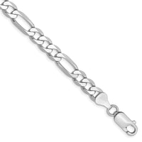 Thumbnail for 14k WG 6mm Flat Figaro Chain