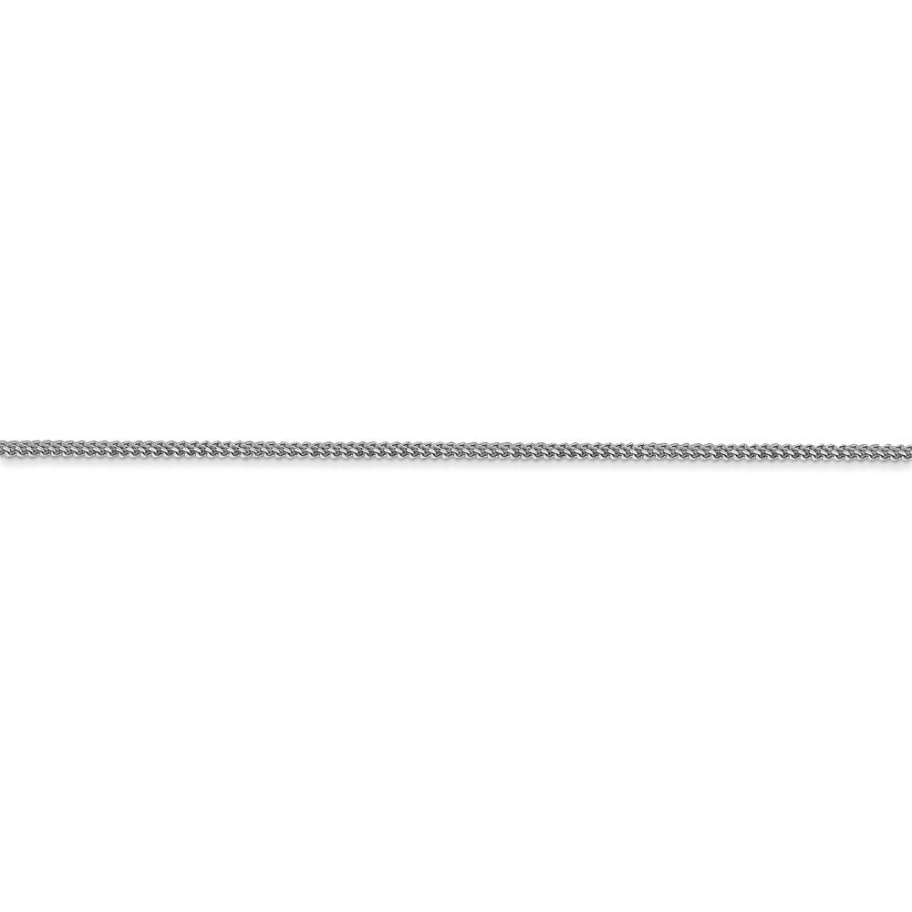 14k WG .9mm Franco Chain