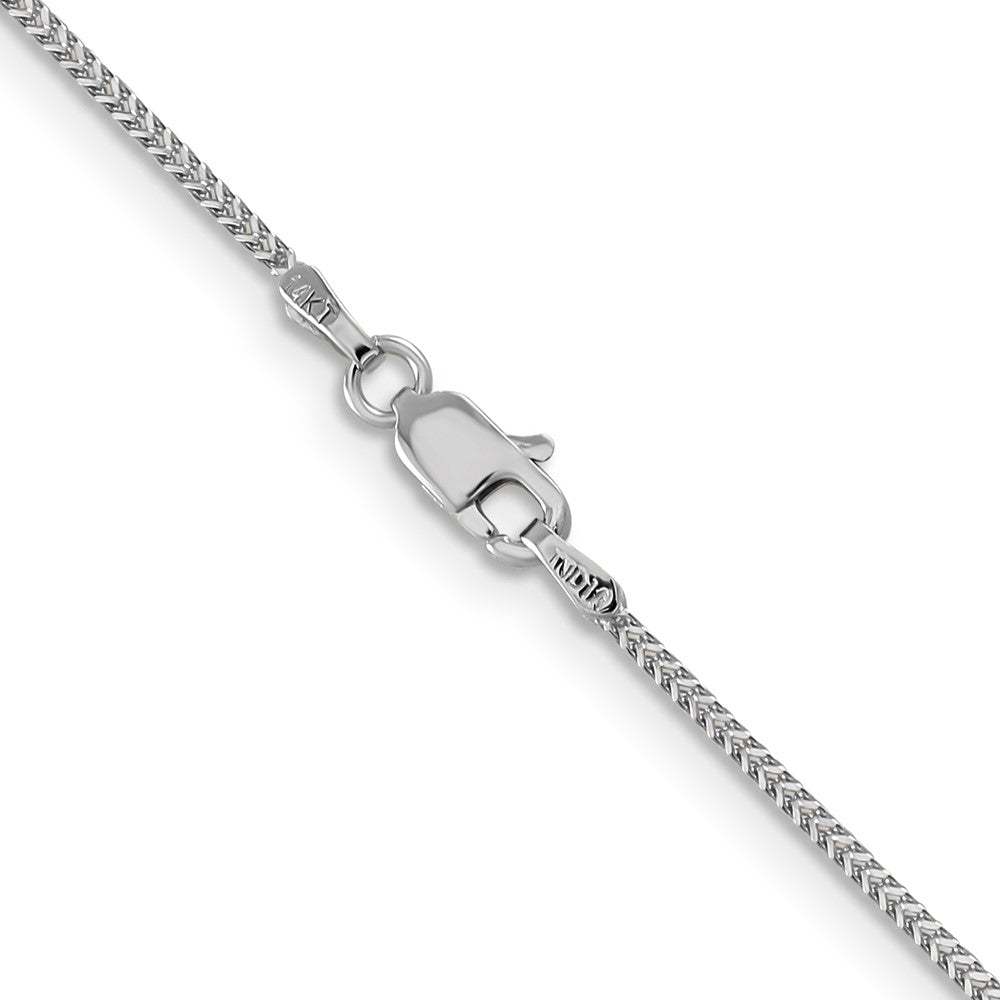 14k WG .9mm Franco Chain
