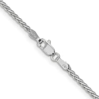 Thumbnail for 14k WG 1.8mm Flat Wheat Chain