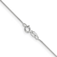 Thumbnail for 14k WG .5mm Box with Lobster Clasp Chain