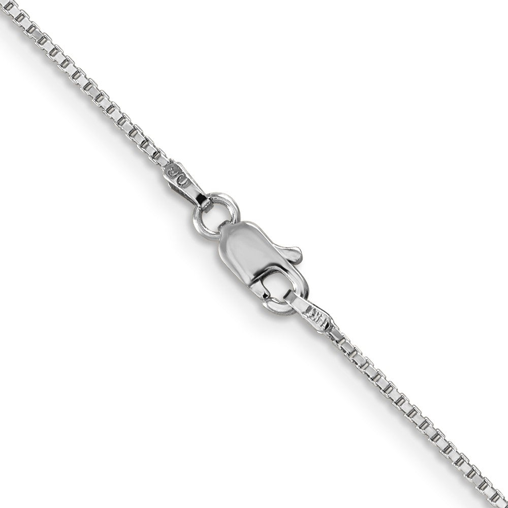 14k WG 1mm Box Chain