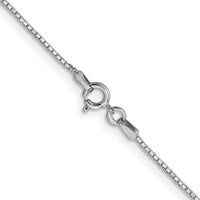 Thumbnail for 14k WG .9mm Box with Spring Ring Clasp Chain
