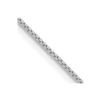 Thumbnail for 14k WG .9mm Box with Lobster Clasp Chain