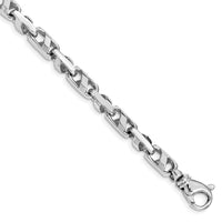 Thumbnail for 14k White Gold 5.5mm Fancy Link Bracelet