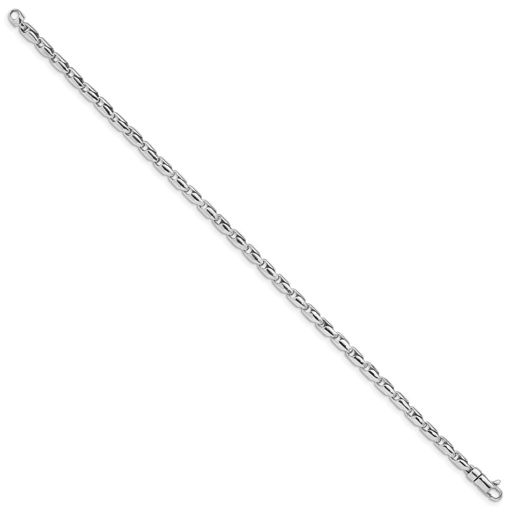 14k WG 3mm Fancy Link Chain
