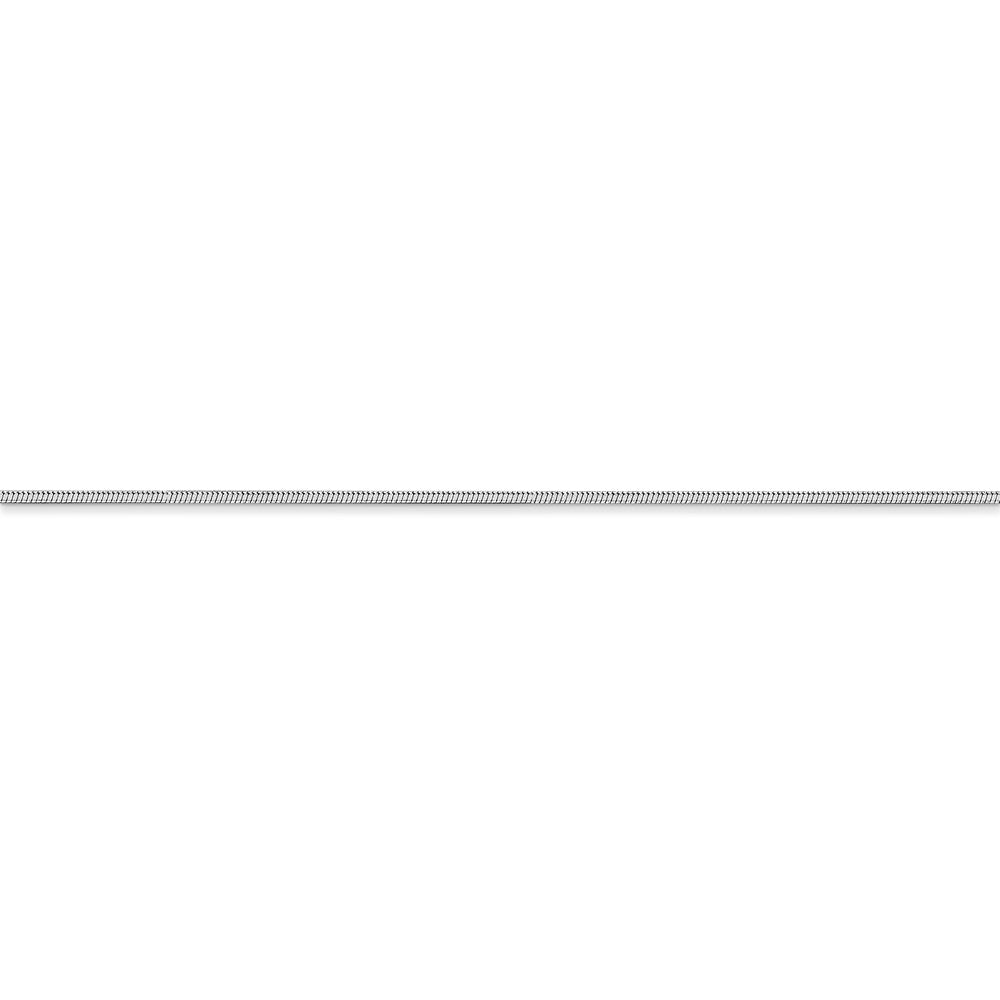 14k WG 1.0mm Octagonal Snake Chain