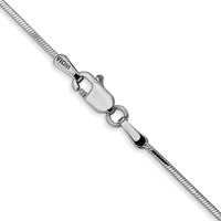 Thumbnail for 14k WG 1.2mm Octagonal Snake Chain