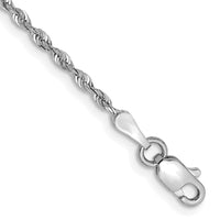 Thumbnail for 14k White Gold 1.85mm Diamond-cut Quadruple Rope Chain
