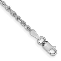 Thumbnail for 14k White Gold 2.00mm Diamond-cut Quadruple Rope Chain