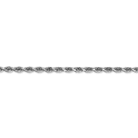 Thumbnail for 14k White Gold 3.0mm D/C Quadruple Rope Chain