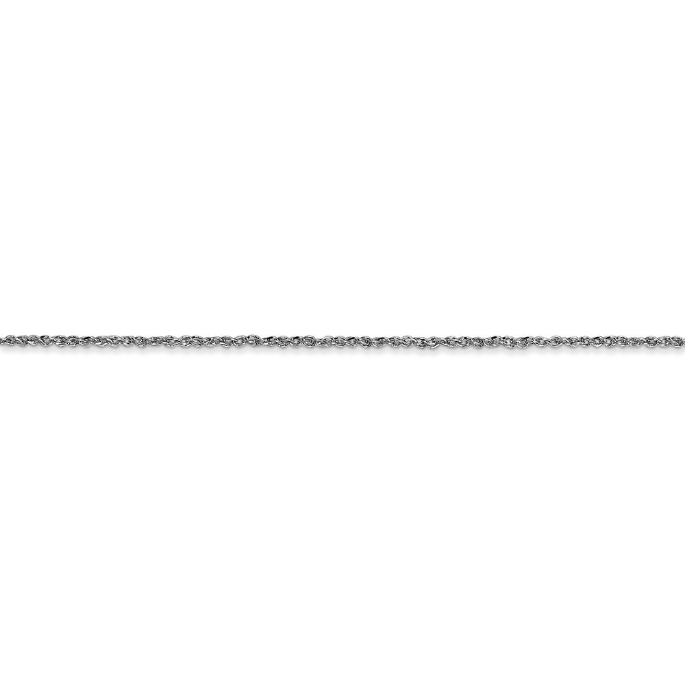 14K White Gold 1.1mm Ropa Chain