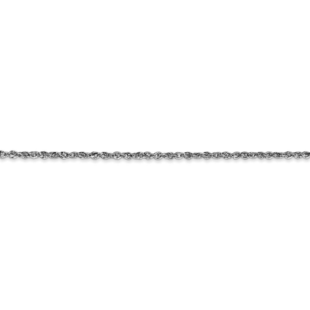 14K White Gold 1.7mm Ropa Chain