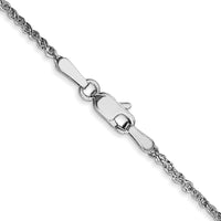 Thumbnail for 14K White Gold 1.7mm Ropa Chain