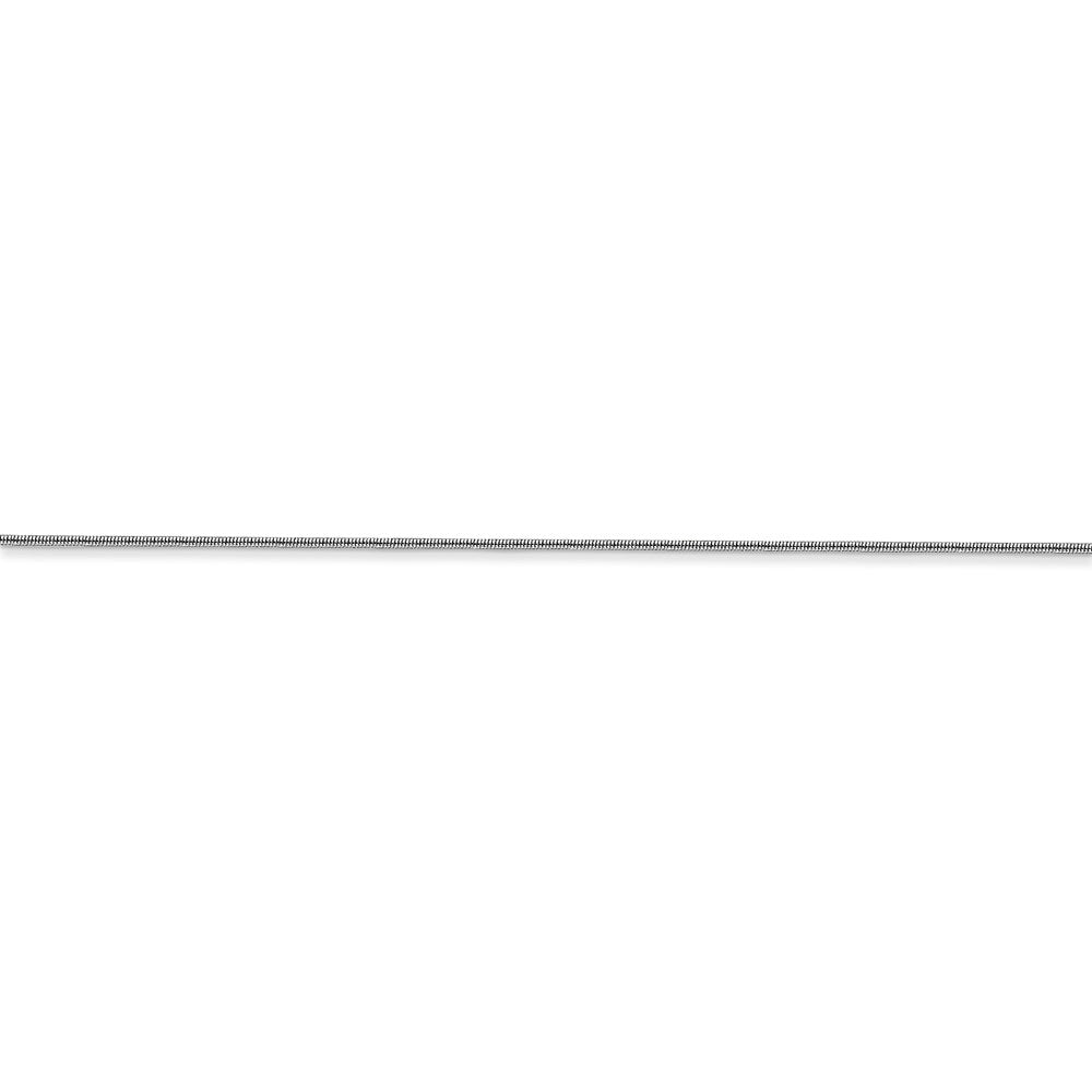 14k WG .6mm Round Snake Chain