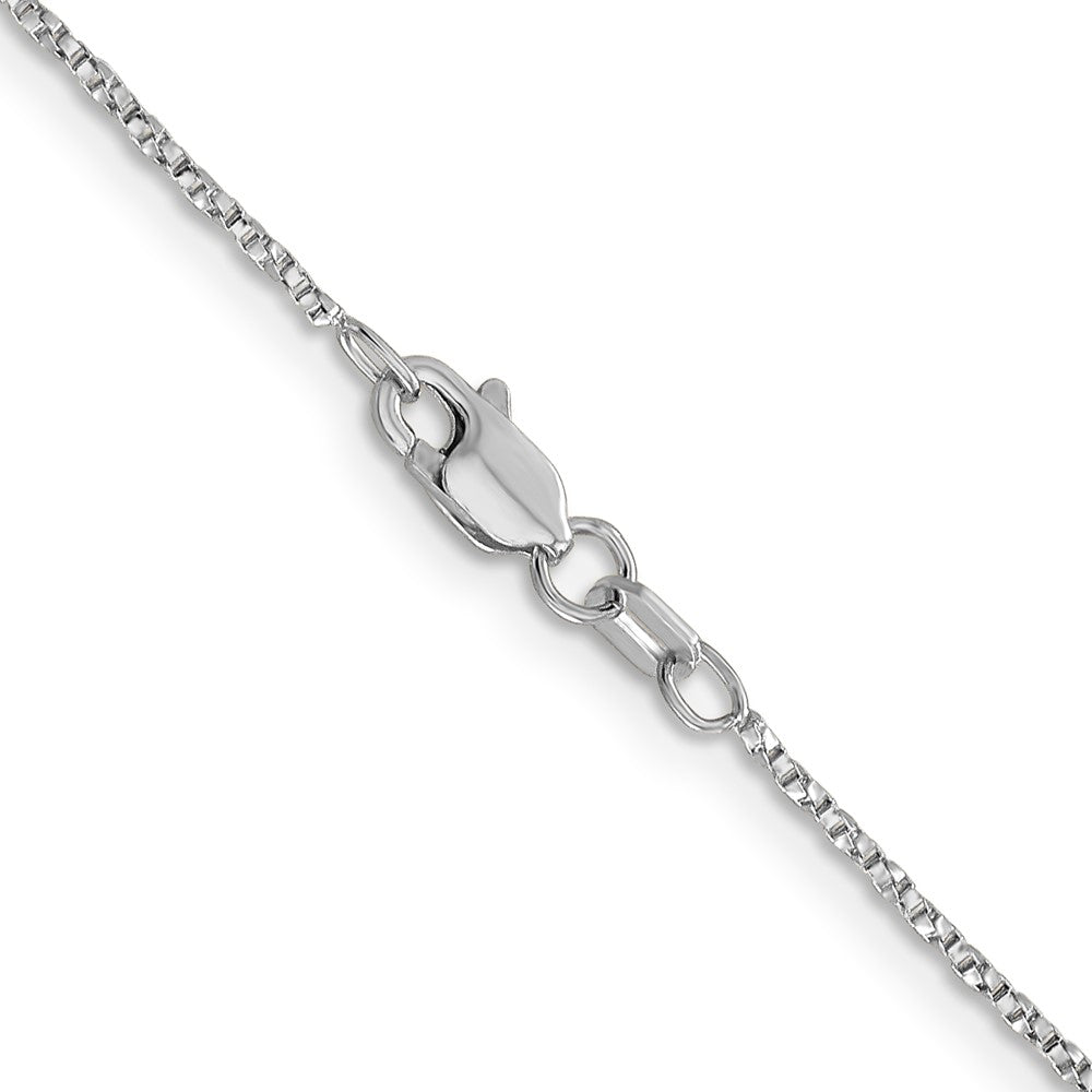 14k WG .95mm Twisted Box Chain