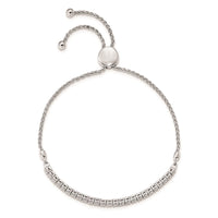 Thumbnail for 14k White Gold 2.2mm Round Diamond 1.03ct Adjustable Bracelet Mounting