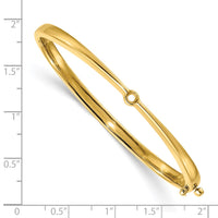 Thumbnail for 14k Hinged Bangle Bracelet Mounting