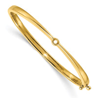 Thumbnail for 14k Hinged Bangle Bracelet Mounting