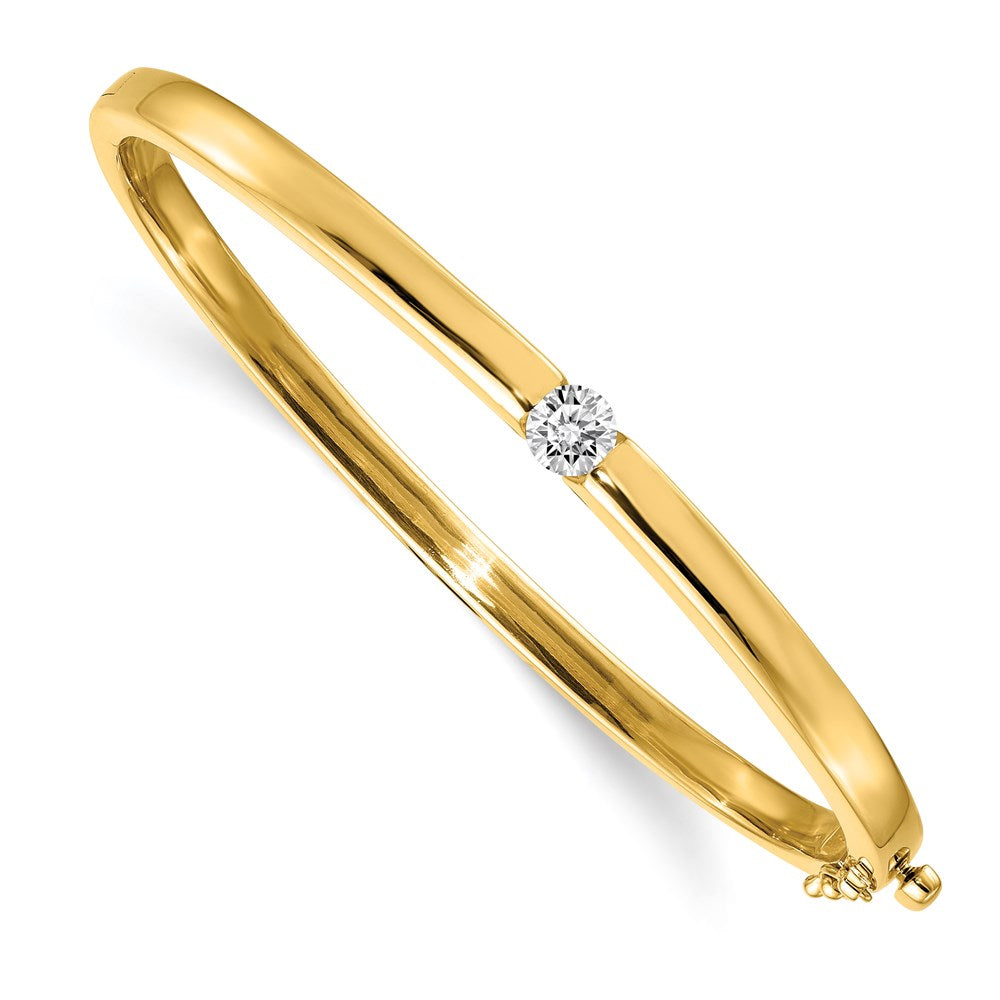 14k Hinged Bangle Bracelet Mounting