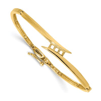 Thumbnail for 14k AAA Diamond Hinged Bangle Bracelet