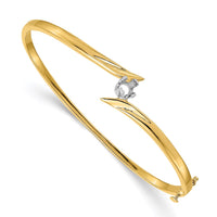 Thumbnail for 14k Two Tone Bangle Bracelet Mounting
