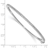 Thumbnail for 14k White Gold VS Diamond Bangle