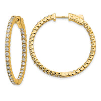 Thumbnail for 14k Round Hoop w/Safety Clasp Earring Mountings