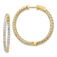 Thumbnail for 14k Round Hoop w/Safety Clasp Earring Mountings