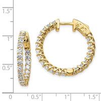 Thumbnail for 14k Round Hoop w/Safety Clasp Earring Mountings