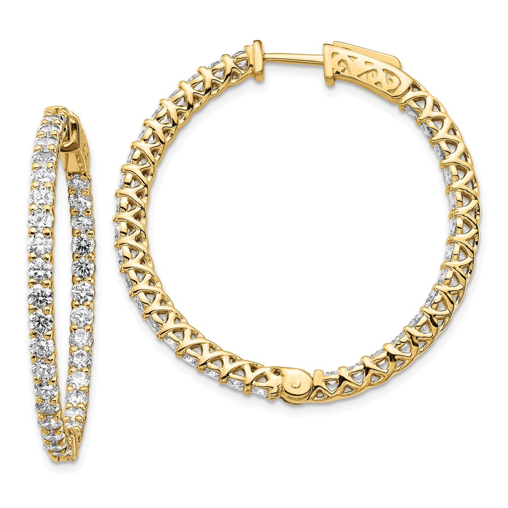 14k Round Hoop w/Safety Clasp Earring Mountings