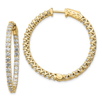 Thumbnail for 14k Round Hoop w/Safety Clasp Earring Mountings