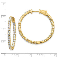 Thumbnail for 14k Round Hoop w/Safety Clasp Earring Mountings