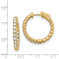 Thumbnail for 14k Round Hoop w/Safety Clasp Earring Mountings