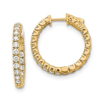 Thumbnail for 14k Round Hoop w/Safety Clasp Earring Mountings