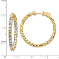Thumbnail for 14k Round Hoop w/Safety Clasp Earring Mountings