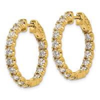Thumbnail for 14k Round Hoop w/Safety Clasp Earring Mountings