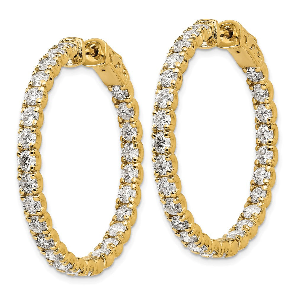 14k Round Hoop with Safety Clasp Earring Mountings