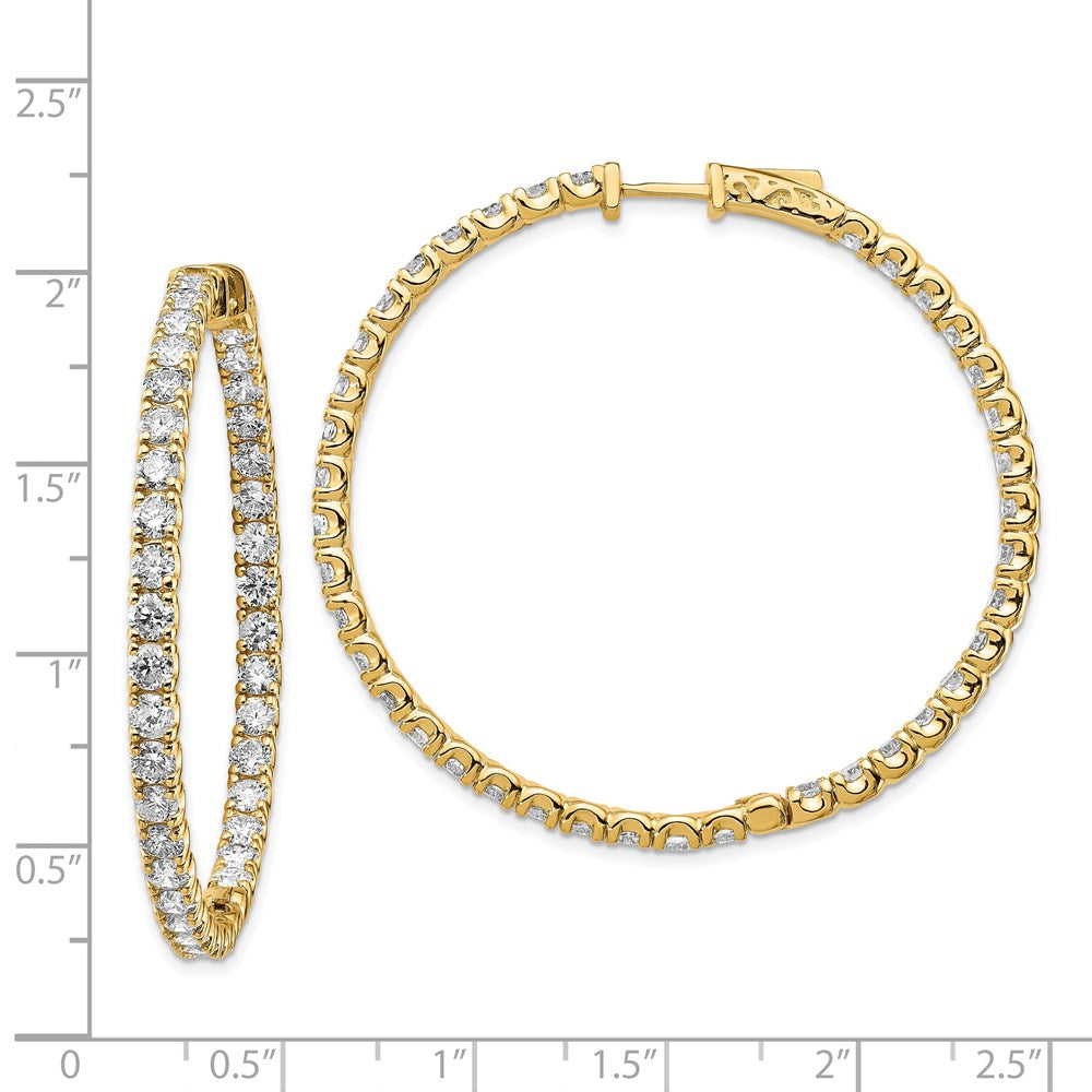 14k Round Hoop w/Safety Clasp Earring Mountings