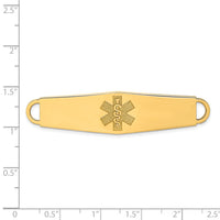Thumbnail for 14k Non-enameled Medical Jewelry ID Plate