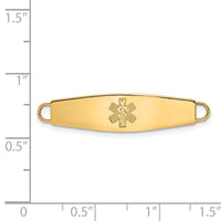 Thumbnail for 14k Non-enameled Medical Jewelry ID Plate