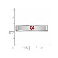 Thumbnail for 14K Epoxy Enameled Medical ID Ctr Plate # 816