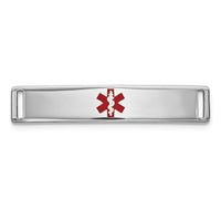 Thumbnail for 14K Epoxy Enameled Medical ID Ctr Plate # 816