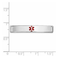 Thumbnail for 14K Epoxy Enameled Medical ID Ctr Plate # 817