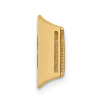 Thumbnail for 14K Epoxy Enameled Medical ID Ctr Soft Diamond Shape Plate # 820