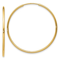Thumbnail for 14k 1.25mm Endless Hoop Earring