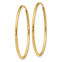 Thumbnail for 14k 1.25mm Endless Hoop Earring