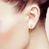 Thumbnail for 14k 1.25mm Endless Hoop Earring